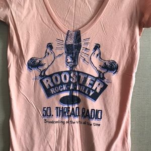 Rooster V-neck Shirt
